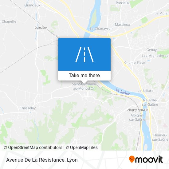 Avenue De La Résistance map