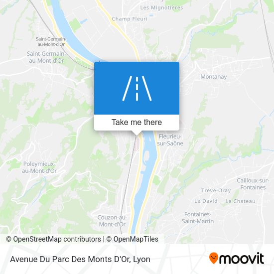 Avenue Du Parc Des Monts D'Or map