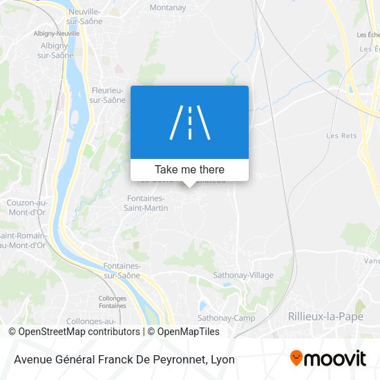Avenue Général Franck De Peyronnet map