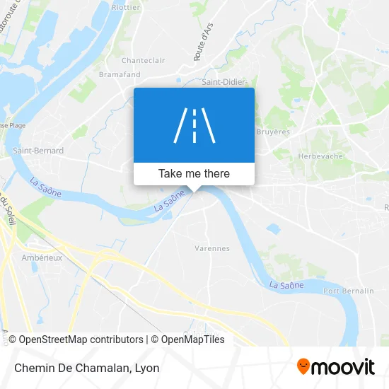 Mapa Chemin De Chamalan