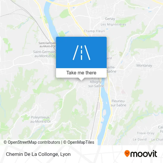 Chemin De La Collonge map