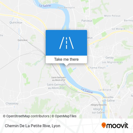 Chemin De La Petite Rive map