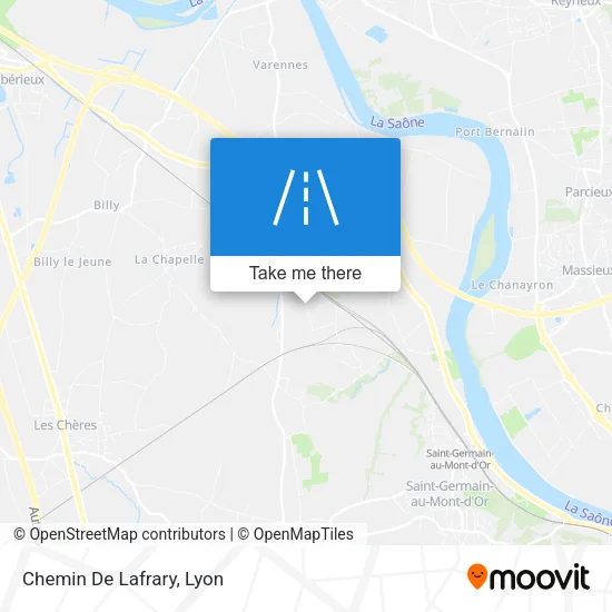 Chemin De Lafrary map