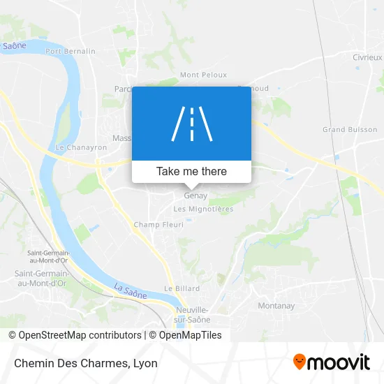 Chemin Des Charmes map