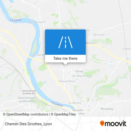 Chemin Des Griottes map