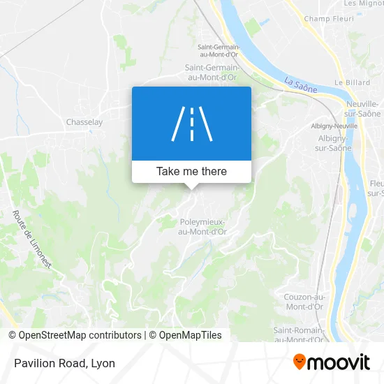 Chemin Du Pavillon map