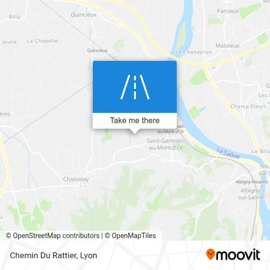 Chemin Du Rattier map