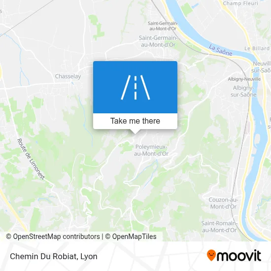 Chemin Du Robiat map