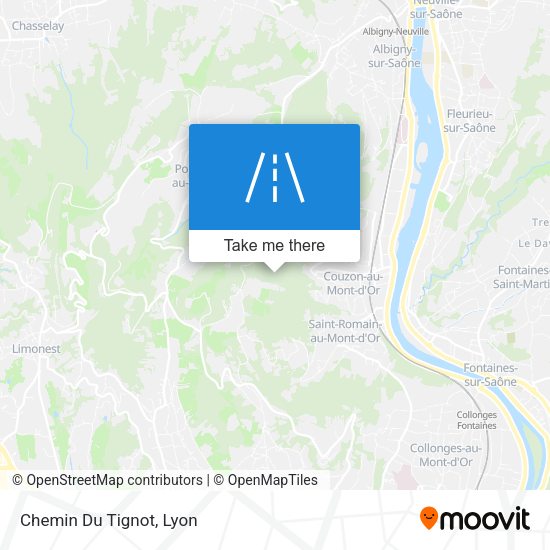 Chemin Du Tignot map