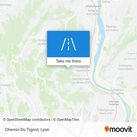 Chemin Du Tignot map