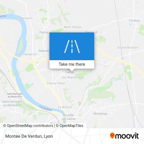 Montée De Verdun map