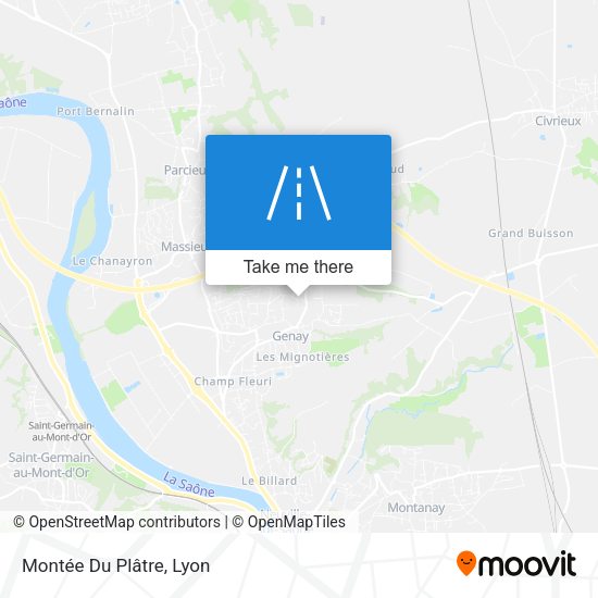 Montée Du Plâtre map