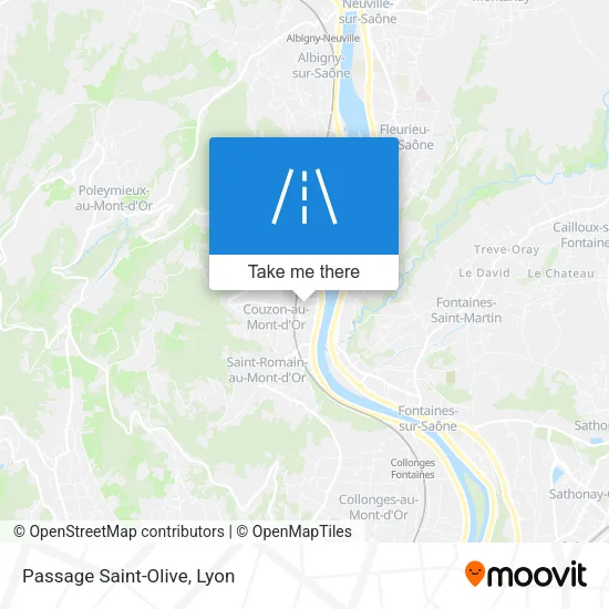 Passage Saint-Olive map