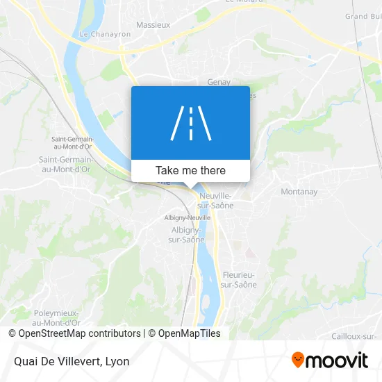 Quai De Villevert map