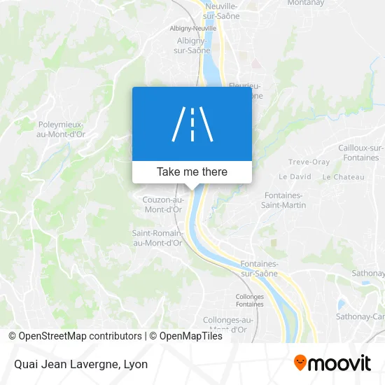 Quai Jean Lavergne map