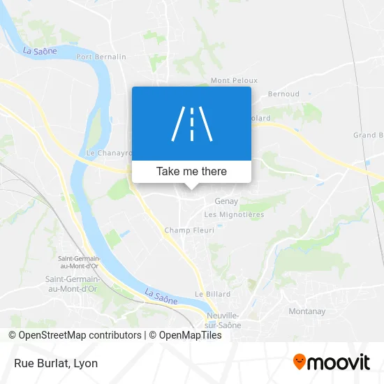 Rue Burlat map