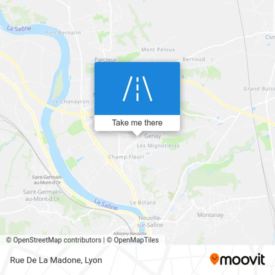 Rue De La Madone map