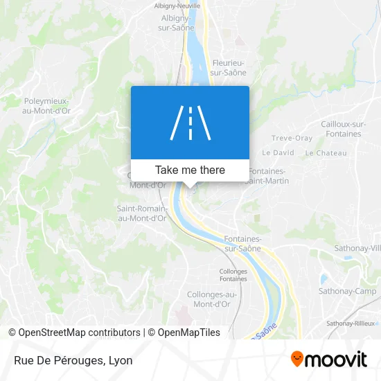 Rue De Pérouges map