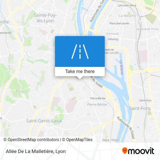 Allée De La Malletière map