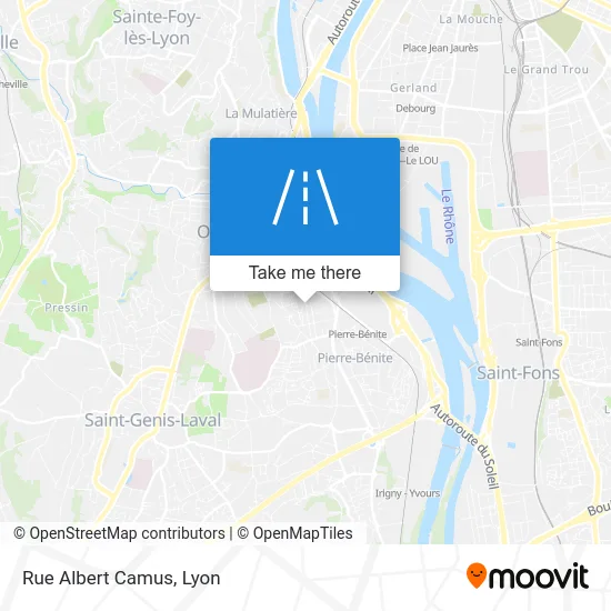 Rue Albert Camus map