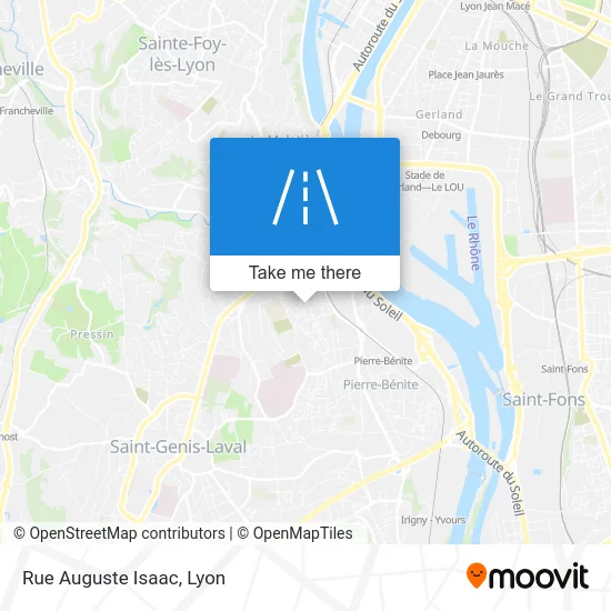 Rue Auguste Isaac map