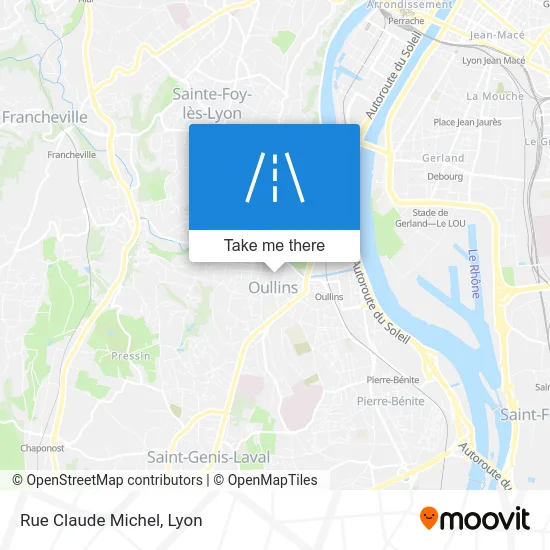 Rue Claude Michel map