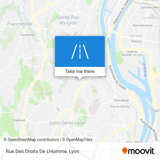 Rue Des Droits De L'Homme map