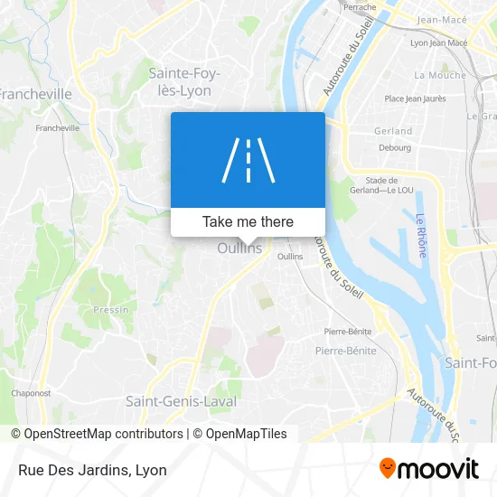 Rue Des Jardins map