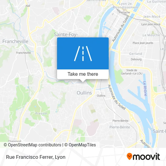 Rue Francisco Ferrer map