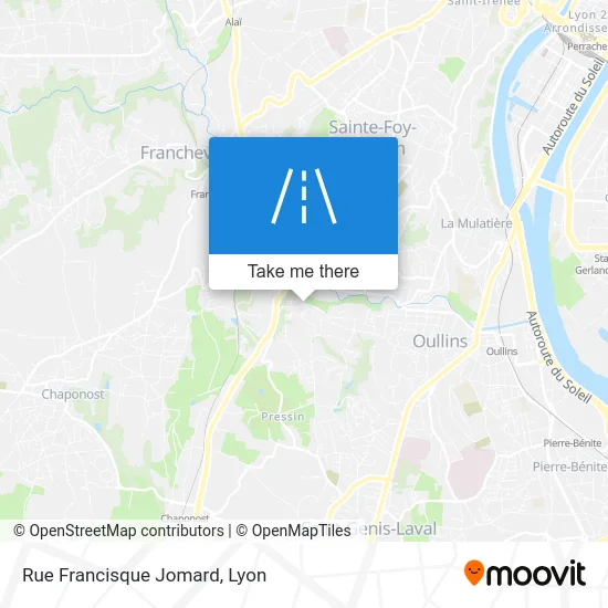 Rue Francisque Jomard map