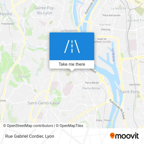 Rue Gabriel Cordier map