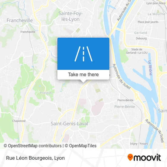 Rue Léon Bourgeois map