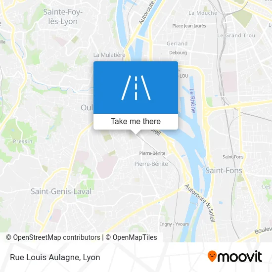 Rue Louis Aulagne map