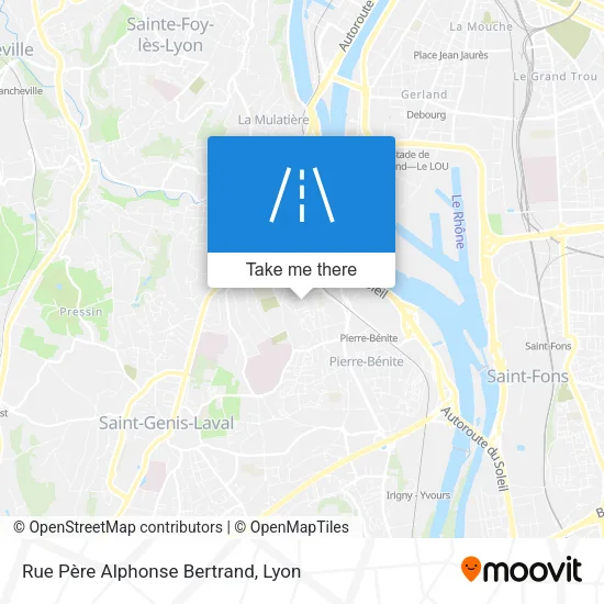 Rue Père Alphonse Bertrand map