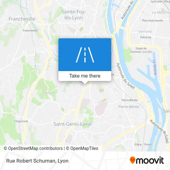 Rue Robert Schuman map