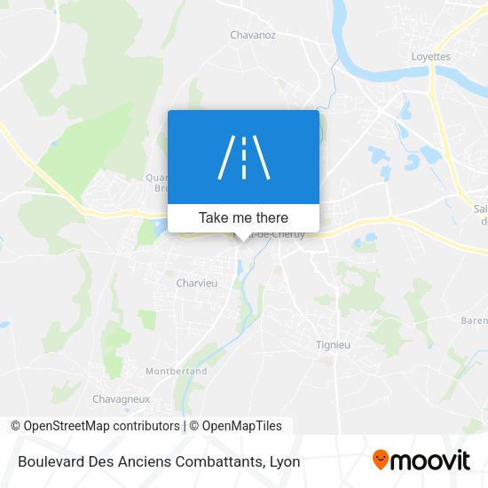 Boulevard Des Anciens Combattants map