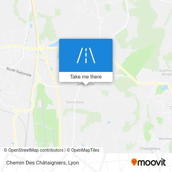 Chemin Des Châtaigniers map