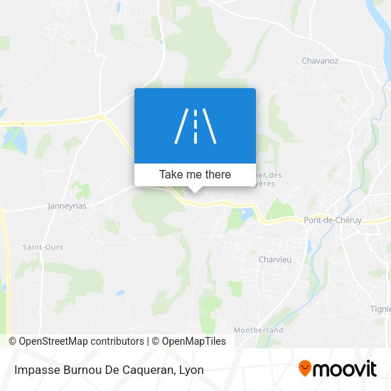 Impasse Burnou De Caqueran map