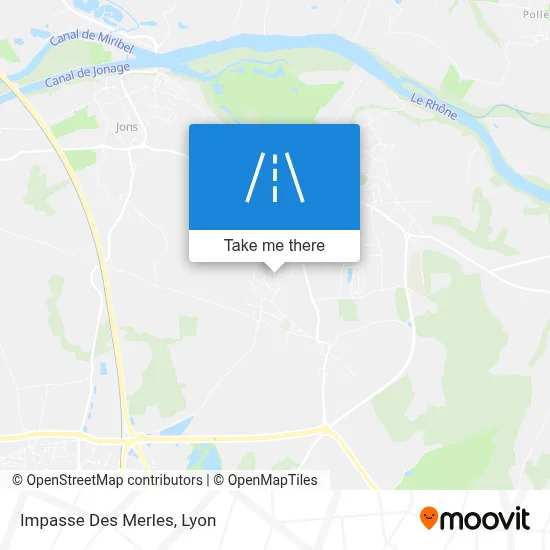 Impasse Des Merles map