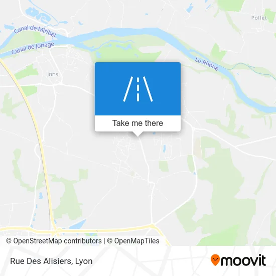 Rue Des Alisiers map