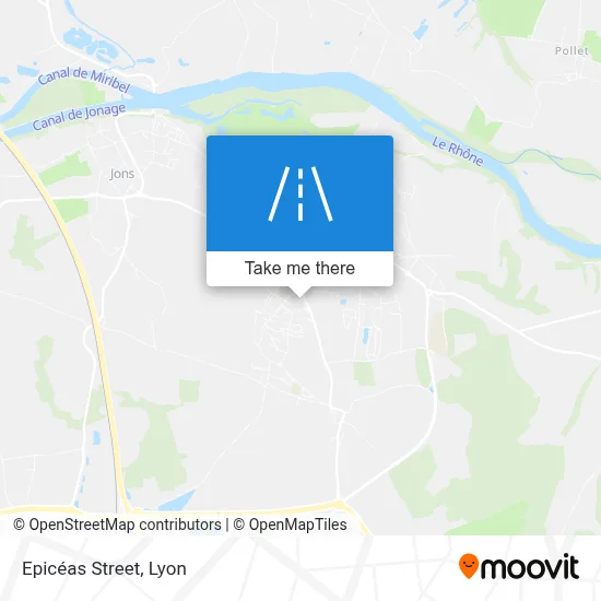 Rue Des Epicéas map