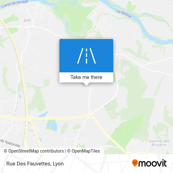 Rue Des Fauvettes map