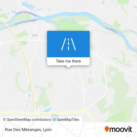 Rue Des Mésanges map