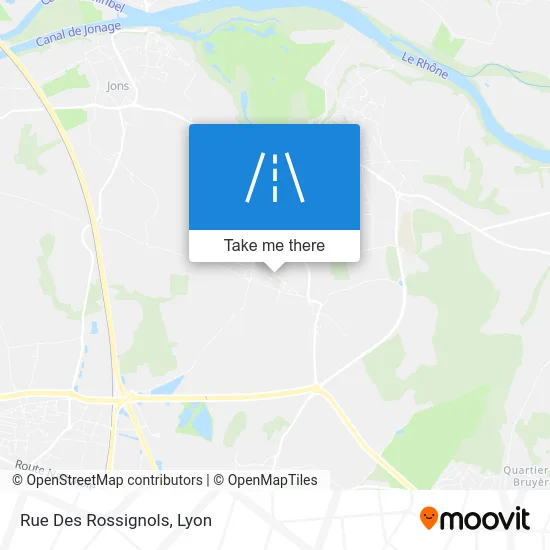 Rue Des Rossignols map