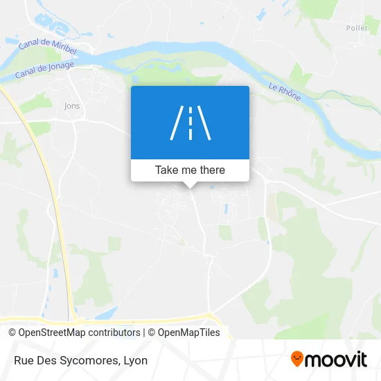 Rue Des Sycomores map