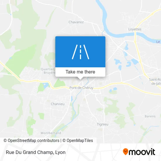 Rue Du Grand Champ map