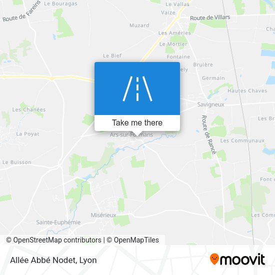 Allée Abbé Nodet map