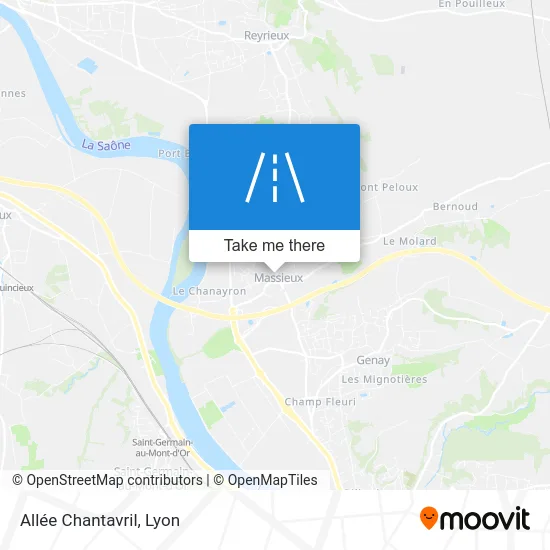 Allée Chantavril map