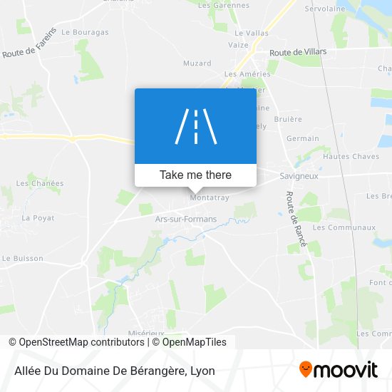 Allée Du Domaine De Bérangère map