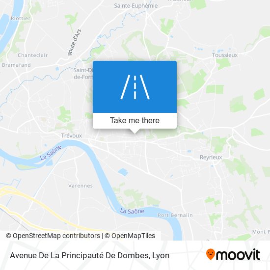 Avenue De La Principauté De Dombes map